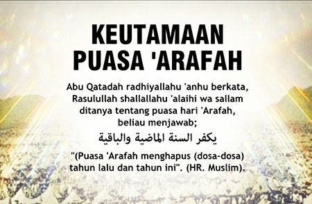 Gambar Niat Puasa Arafah
